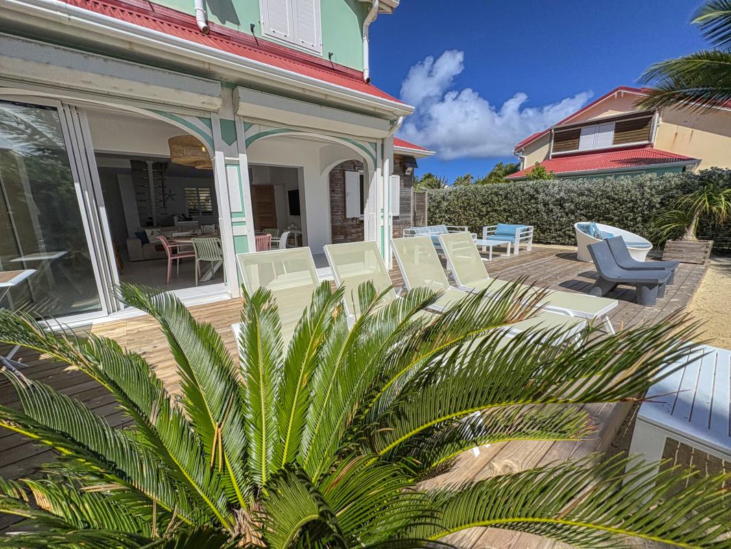 6.Location villa pied dans l'eau Saint François Guadeloupe_Plage des Raisins Clairs